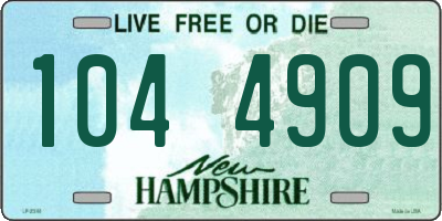 NH license plate 1044909