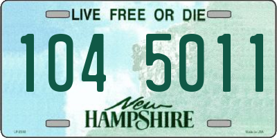 NH license plate 1045011