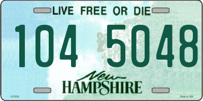 NH license plate 1045048