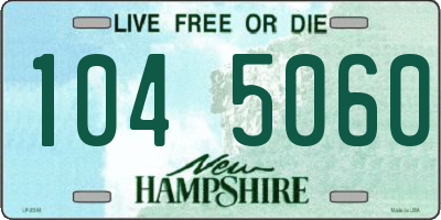 NH license plate 1045060