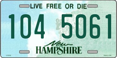 NH license plate 1045061