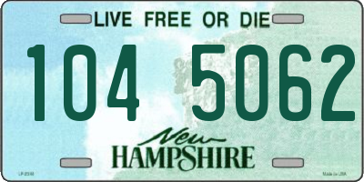 NH license plate 1045062