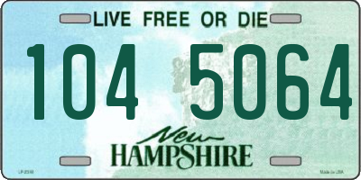 NH license plate 1045064