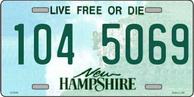 NH license plate 1045069