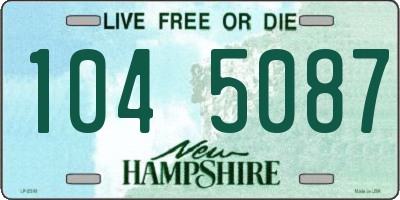 NH license plate 1045087
