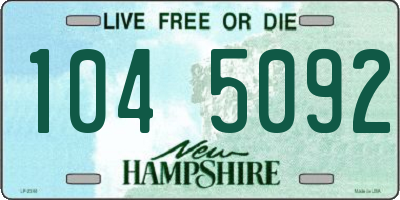 NH license plate 1045092