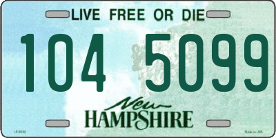 NH license plate 1045099