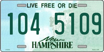 NH license plate 1045109