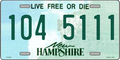 NH license plate 1045111