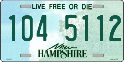 NH license plate 1045112
