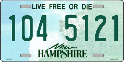 NH license plate 1045121