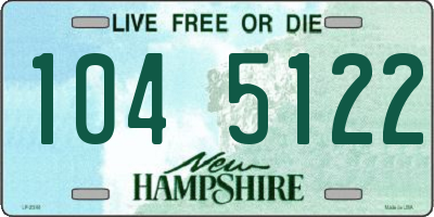 NH license plate 1045122