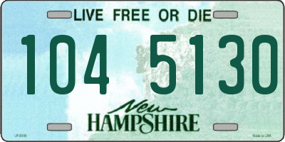 NH license plate 1045130