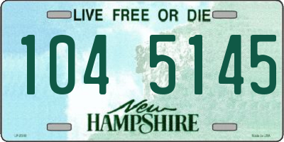 NH license plate 1045145