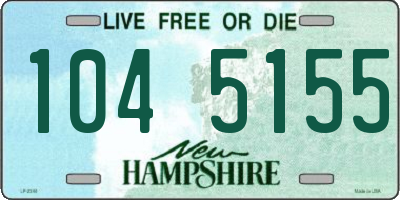 NH license plate 1045155