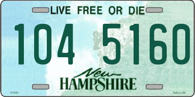 NH license plate 1045160