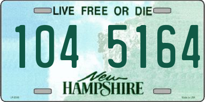 NH license plate 1045164