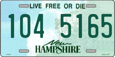 NH license plate 1045165