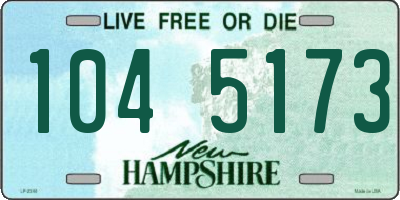 NH license plate 1045173