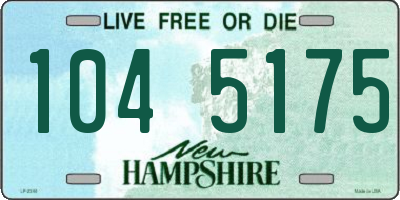 NH license plate 1045175