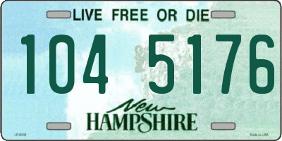 NH license plate 1045176