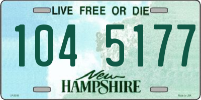 NH license plate 1045177