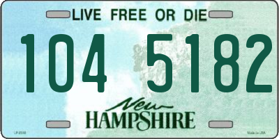 NH license plate 1045182