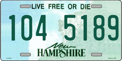 NH license plate 1045189