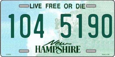 NH license plate 1045190