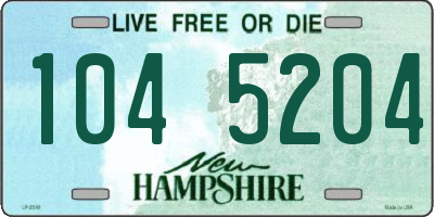 NH license plate 1045204