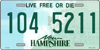 NH license plate 1045211