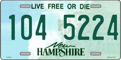 NH license plate 1045224