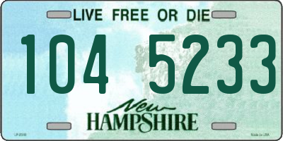 NH license plate 1045233