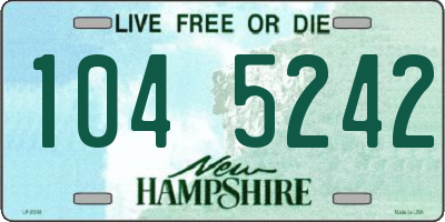 NH license plate 1045242