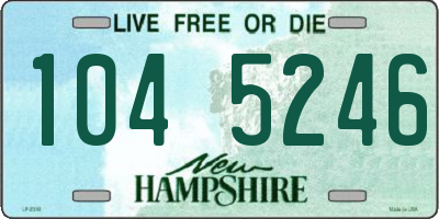NH license plate 1045246
