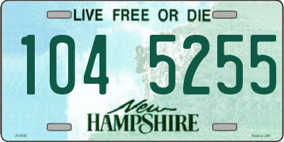 NH license plate 1045255