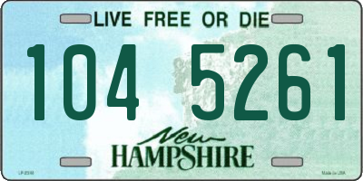 NH license plate 1045261
