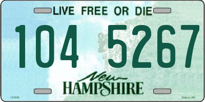 NH license plate 1045267