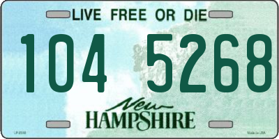 NH license plate 1045268
