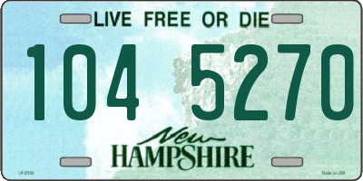 NH license plate 1045270