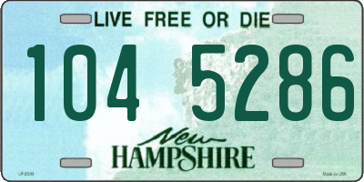 NH license plate 1045286
