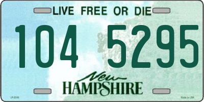 NH license plate 1045295