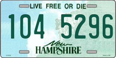 NH license plate 1045296