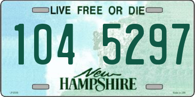 NH license plate 1045297