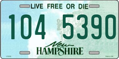 NH license plate 1045390
