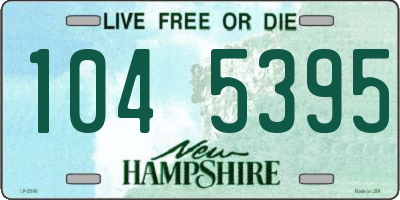 NH license plate 1045395