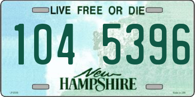 NH license plate 1045396