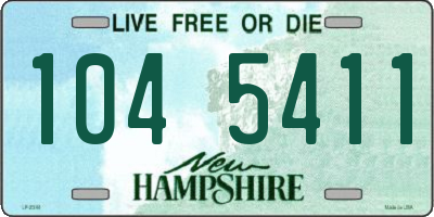 NH license plate 1045411