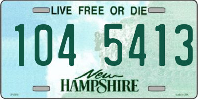 NH license plate 1045413