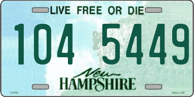 NH license plate 1045449